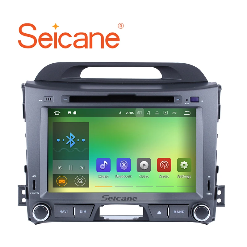 

Clearance Seicane Android 7.1 8inch 2Din Car Radio GPS Multimedia Player Head Unit For 2011 2012 2013 Kia Sportage