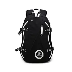 Мода 2019 г. рюкзак для отдыха для мужчин's непромокаемая сумка ноутбука Оксфорд Студент Открытый путешествия рюкзак сумка черный Темн