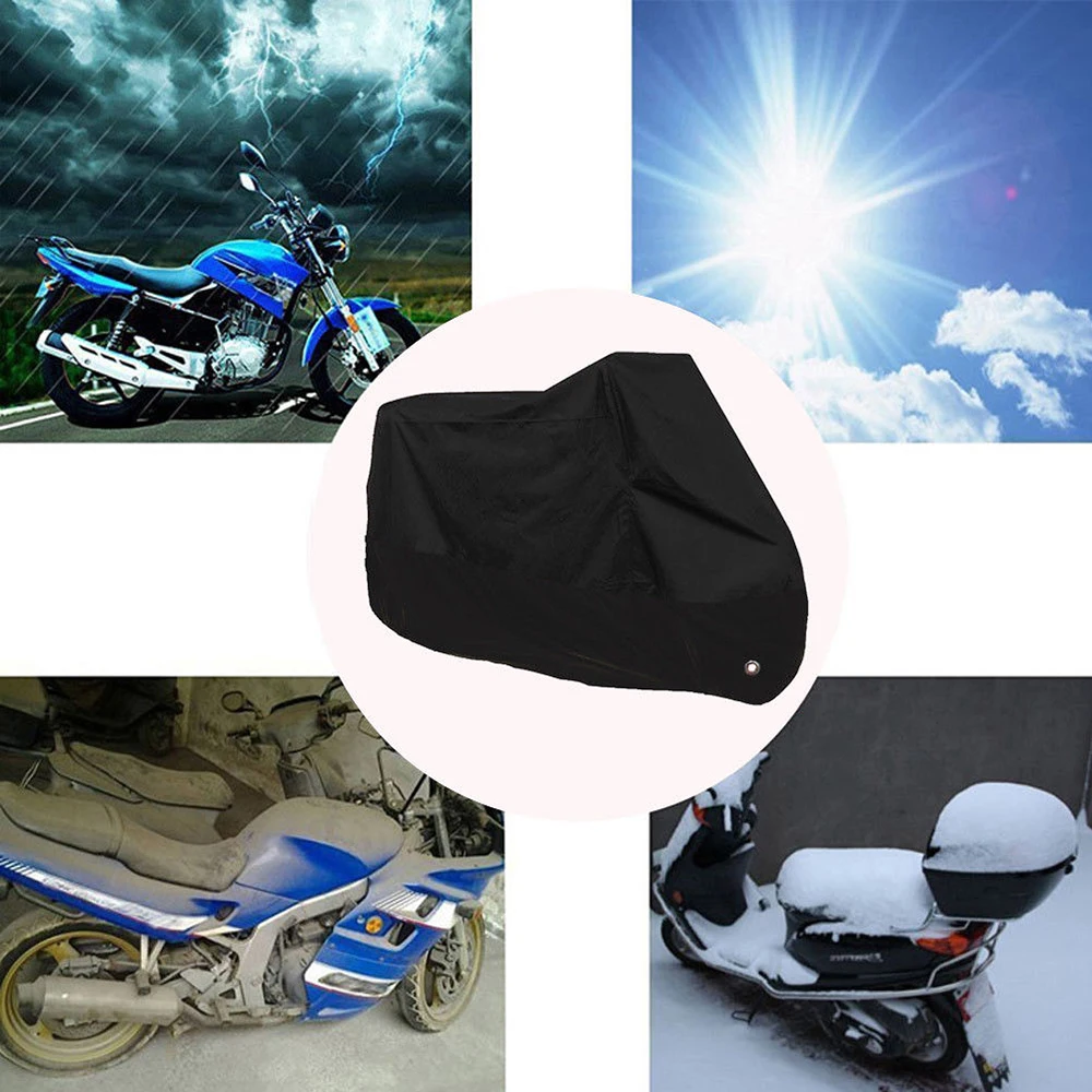 Universal Waterproof Dustproof Sun Shade L Size Moto Cover Shroud for