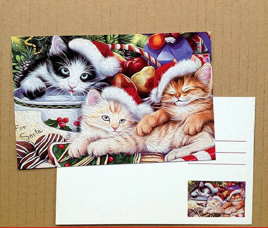 30 Pcs Chat Animal Vintage De Noel Cartes De Vœux Carte Postale Cadeau Monde Des Animaux Anime Illustration Livraison Gratuite Gros Totoro Aliexpress 30 Pcs Chat Animal Vintage De Noel Cartes De Vœux Carte Postale Cadeau Monde Des Animaux Anime Illustration Livraison Gratuite Gros Totoro Aliexpress