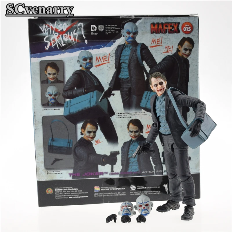 

Batman The Joker Why so serious PVC Action Figure Collectible Model Toy 15cm