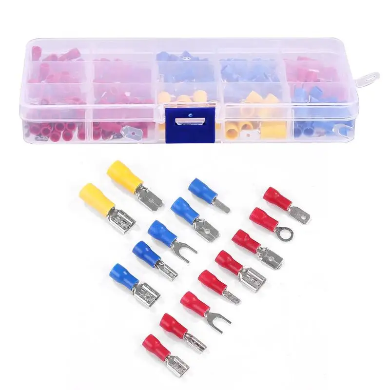 

280pcs Electrical Cable Wiring Connector Insulated Cold-pressed Terminals