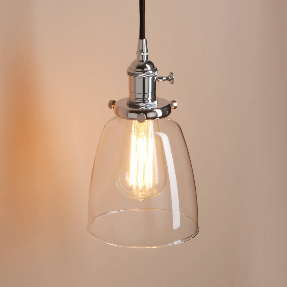 Fast&Free Delivery PERMO RETRO VINTAGE ANTIQUE INDUSTRIAL CEILING LAMP CAFE GLASS PENDANT LIGHT SHADE LIGHT FIXTURE CE MARKED
