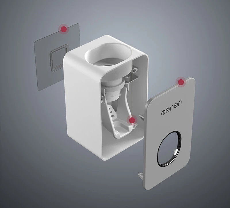 Креативный Автоматический Дозатор зубной пасты соковыжималки для зубной щетки настенный держатель для стойки аксессуары для ванной комнаты 1 шт