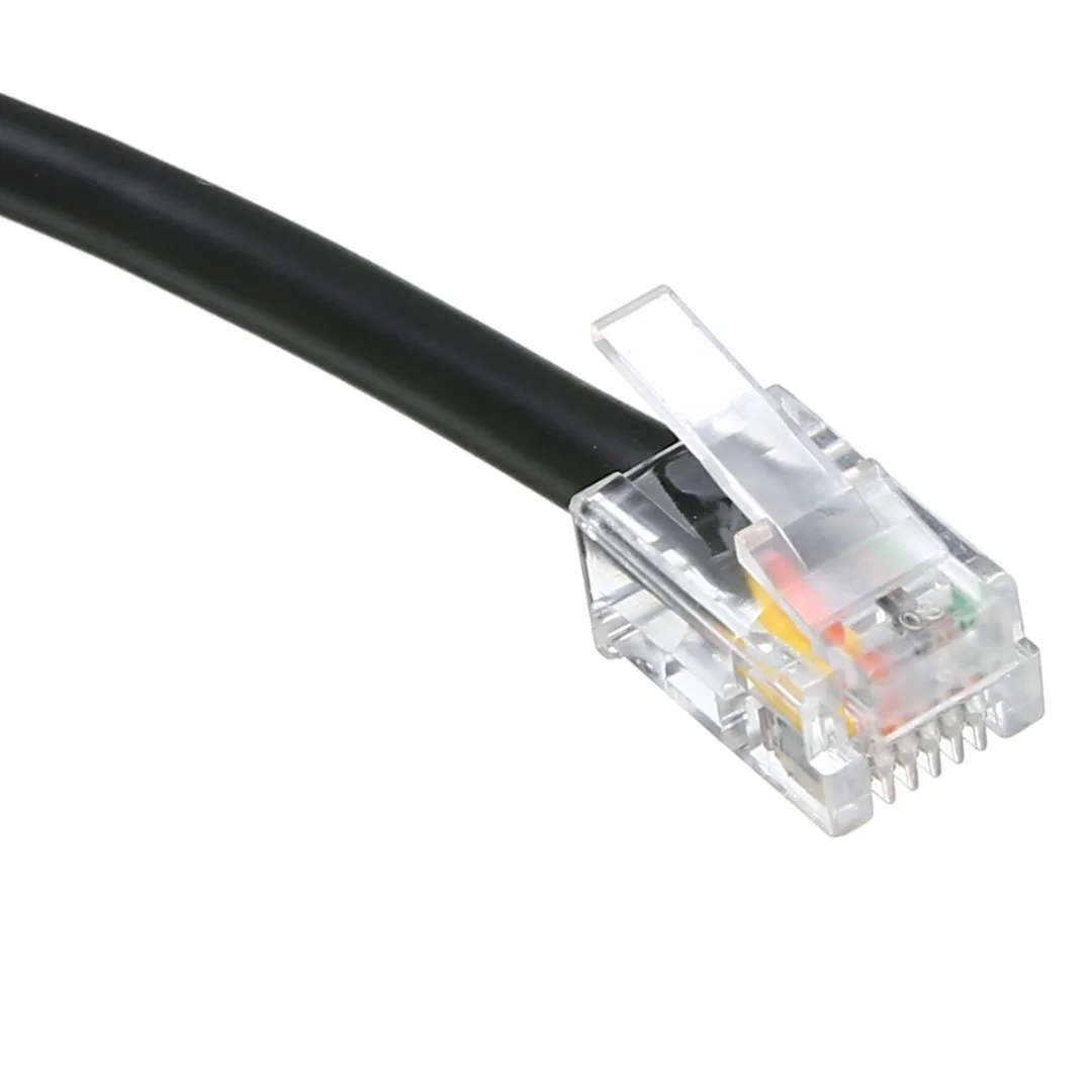 65cm Black Microphone Cable Cord Suitable For Yaesu MH-36B6J FT-100 FT-100D FT-90R FT-2600M FT-3000M Mayitr