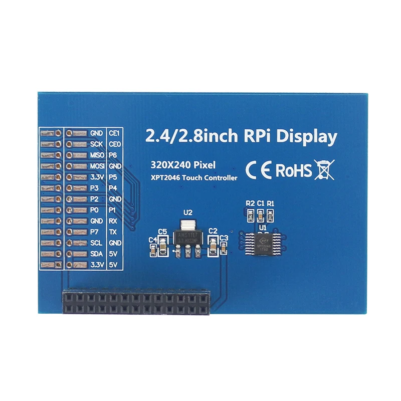 Raspberry Pi 4B 3B+ 3B 2,8 дюймов 2,4 дюймов сенсорный экран 320*240 lcd TFT SPI дисплей для всех версий Raspberry Pi с сенсорной ручкой