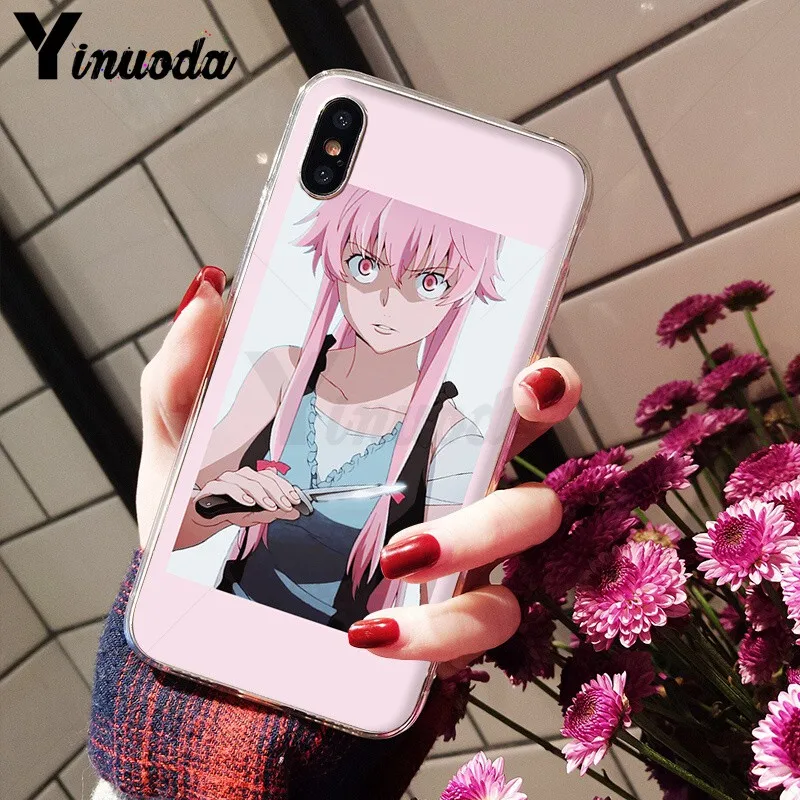 Yinuoda аниме Mirai Nikki умный чехол мягкий для телефона Apple iPhone 8 7 6 6S Plus X XS MAX 5 5S SE XR