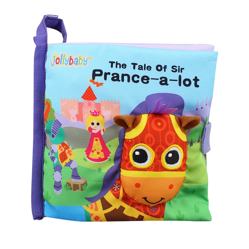 

Activity Book Cartoon Animal Soft Baby Educational Toy Cloth Plush Story Intelligence Developing WJ366