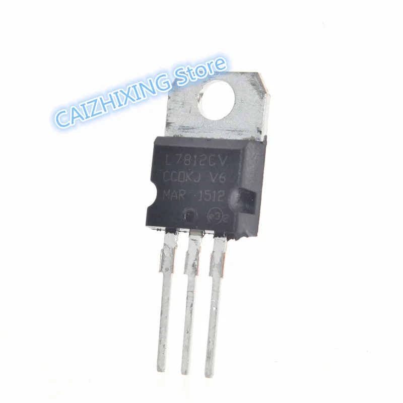 100 шт./лот L7812CV L7812 LM7812 7812 TO 220 регуляторы положительного напряжения|voltage regulator|regulator