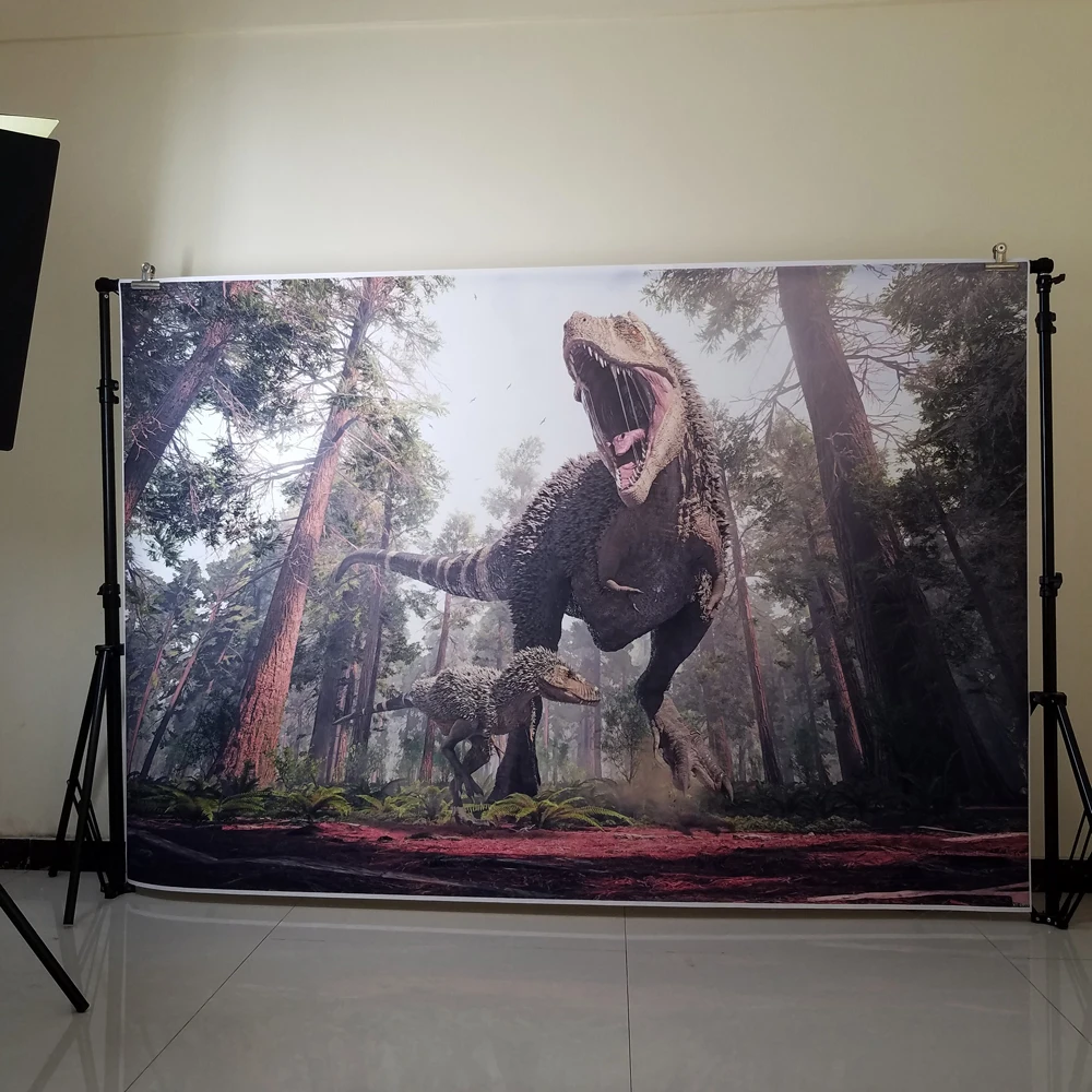 Фон для фотосъемки с динозавром джунглей|Фон фотосъёмки| |