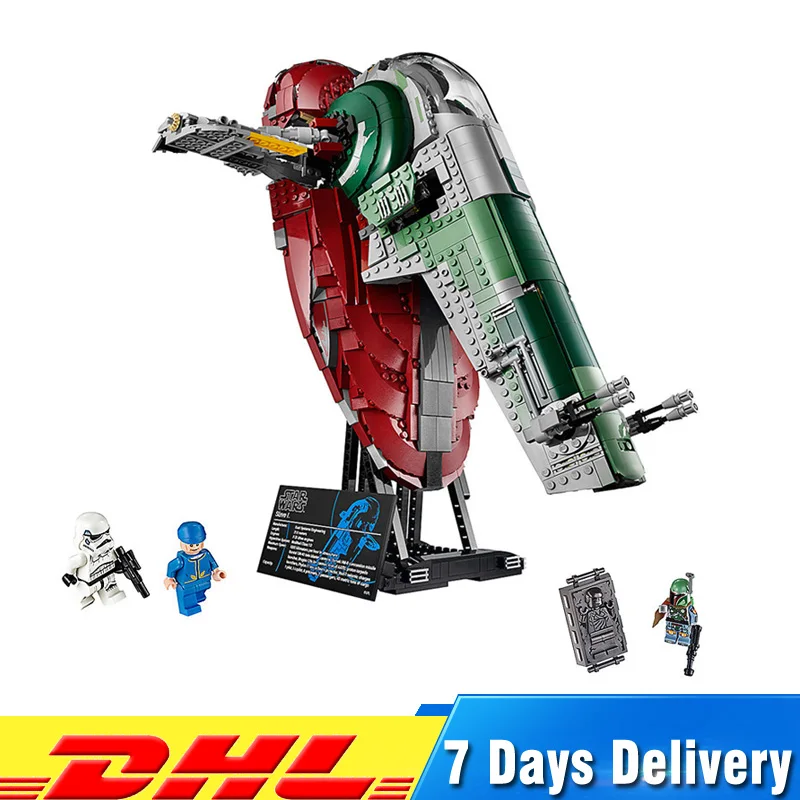 

Lepin 05037 Star Wars UCS I Slave NO.1 Model Building Blocks Compatible legoings 75060 Bricks Educational Toys for Children