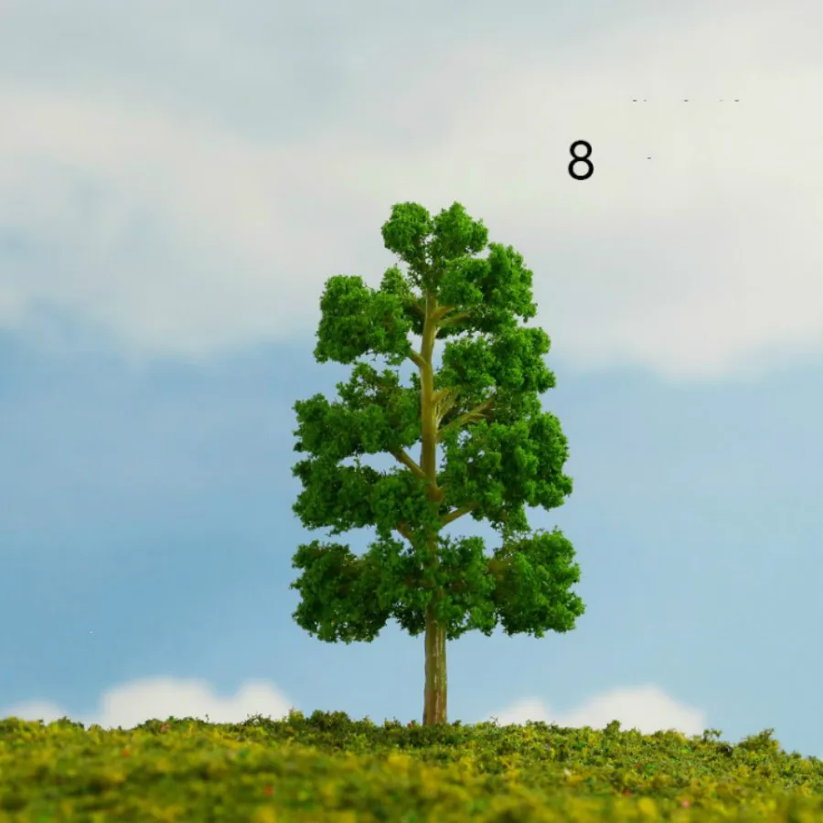 200 шт./лот 1/150 N масштаб 6,5 см архитектурная модель зеленое дерево для Хо N z поезд макет модель сцены