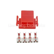 5 sets 4 Pin Waterproof car connector Oxygen sensor plug connector with terminal DJ70412-6.3-21 4P 5 sets 4 Pin Waterproof car connector Oxygen sensor plug connector with terminal DJ70412-6.3-21 4P