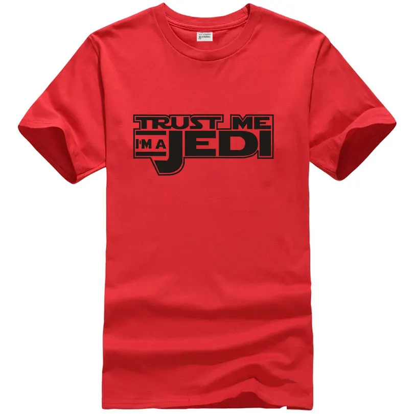 

Star Wars Trust Me I'm A Jedi Printed Mens Men T Shirt Tshirt Fashion 2015 New O Neck Cotton T-shirt Tee Camisetas Hombre