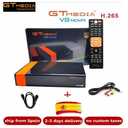 Спутниковый ТВ приемник Gtmedia V8 Nova Мощность по freesat V8 супер рецепторов встроенный WI-FI DVB-S2 H.265 1 год Европа Клайн ТВ коробка