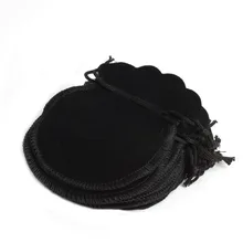 100 шт дешевый Прекрасный тонкий вельветовый мешок с завязками для ювелирных изделий 70*80 мм, вечерние, праздничные, новогодние, рождественские, свадебные, рекламные подарочные сумки