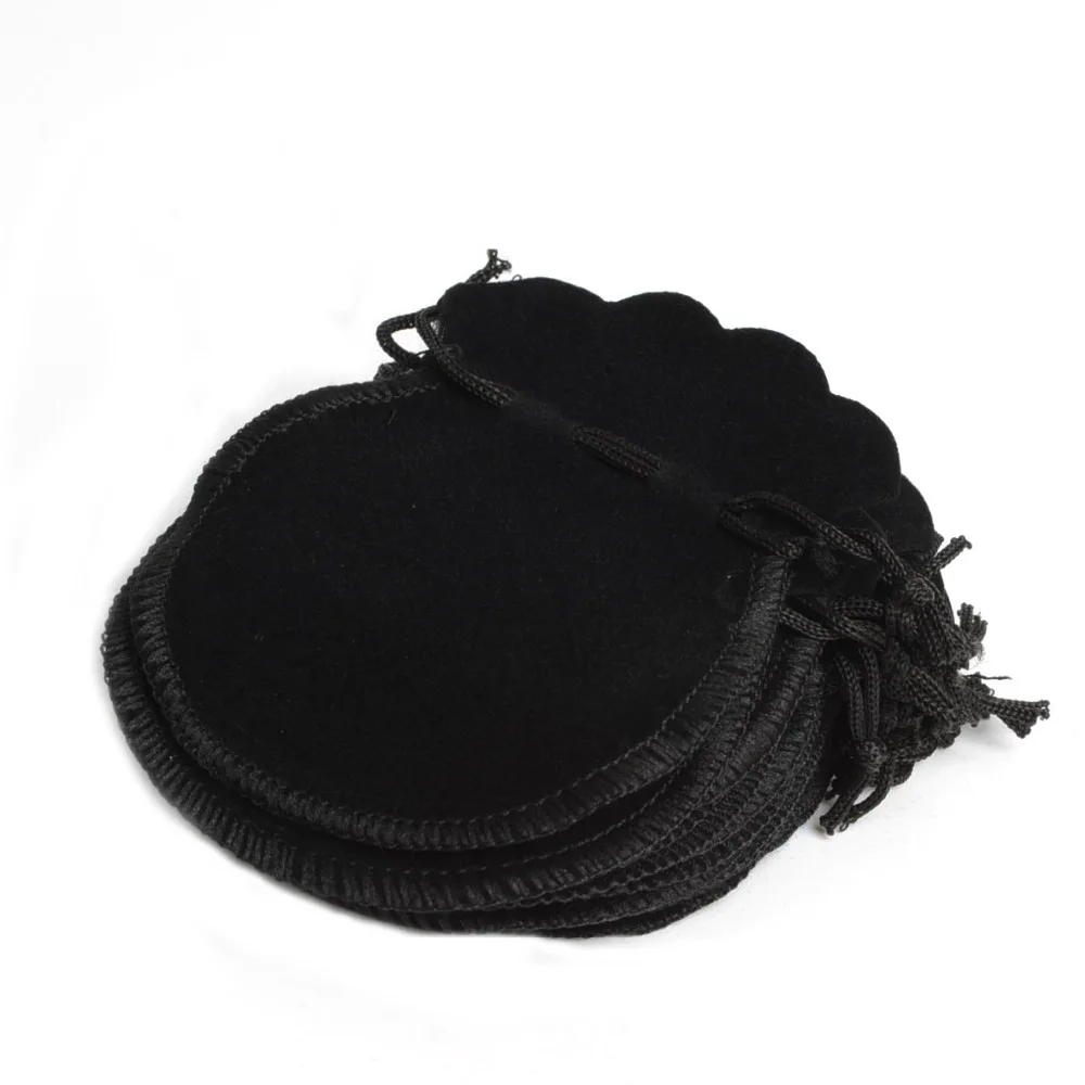 

100Pcs Cheap Lovely Thin Velvet Pouch Drawstring Jewelry Bag 70*80mm,Party Holiday New Year Christmas Wedding Promotion Gift Bag