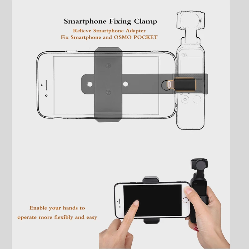 osmo Pocket  Extended selfie sticktripod Handheld gimbal stabilize holder For DJI osmo Pocket camera  accessories 1 (37)