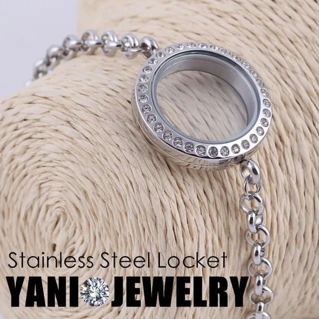 Buy 25mm Round Stainless Steel Floating Locket