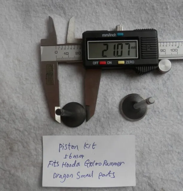 IN & EX VALVES SET HONDA GX100 RAMMER 7