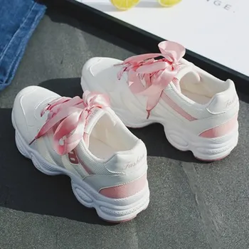 

2020 New Spring Autumn Women Shoes For Woman Casual Shoes Wild Platform Heels Female Leisure Shoes White Women Sneakers