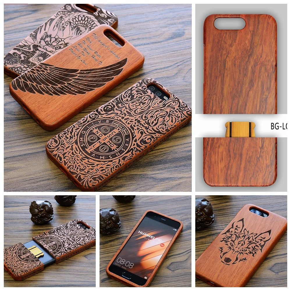 coque en bois huawei p10 lite