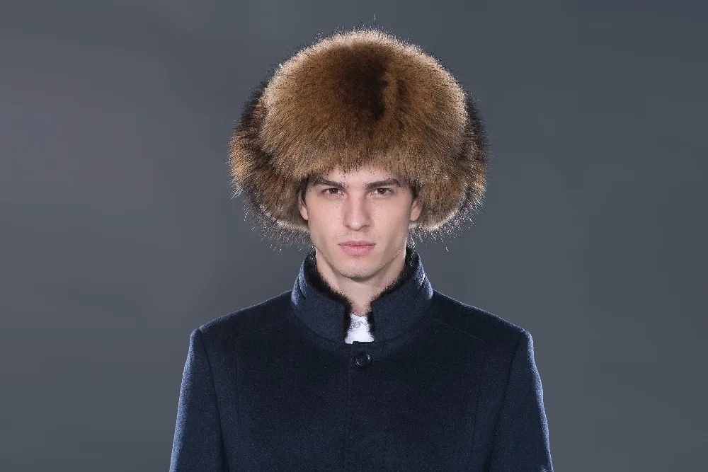 Enorme Mens Bomber Cappelli e Berretti Protezioni per Le Orecchie Berretti  Caldi Cap Neve invernale Vera Pelliccia di Volpe e Pelle Copricapo Maschile  MHL 01|bomber hat|mens bomber hatbomber hats men - AliExpress