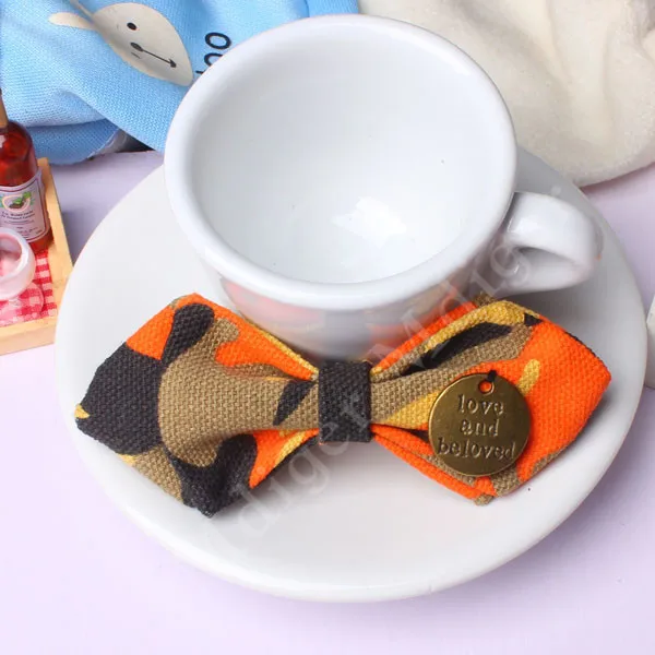 Mantieqingway/модные детские галстуки-бабочки с бантом, Детские регулируемые галстуки-бабочки для мальчиков, хлопковые тонкие аксессуары галстук-бабочка - Цвет: camouflage orange