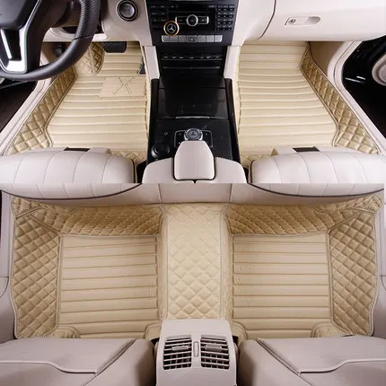 Полная покрыта специальным автомобильные коврики для SsangYong Korando Rexton водонепроницаемый ковры прочный ковры