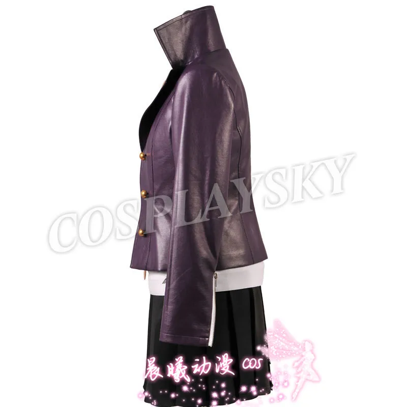 Аниме Danganronpa Kirigiri kiuko Униформа-костюм для косплея вечерние костюмы на Хэллоуин полный комплект
