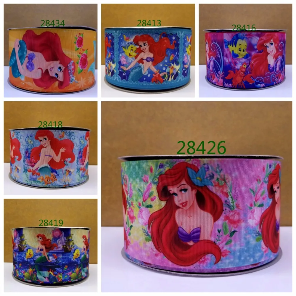 50 ярдов мультфильм напечатанный grosgrain ленты 28426