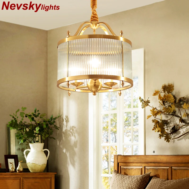Copper chandelier lighting lamp dining room sufitowe chandeliers