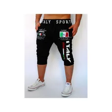 Мужские повседневные шорты итальянский флаг печать дизайн большой размер высокое качество