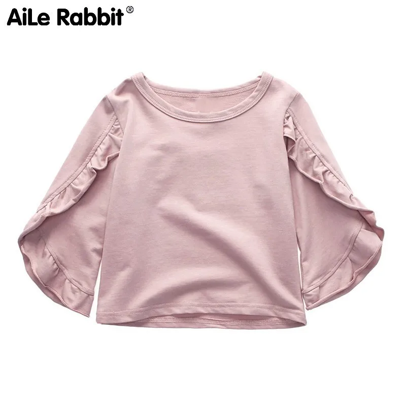 

Fund Girl Joker Solid Color Horn Sleeve T Pity Children Solid Color T Pity