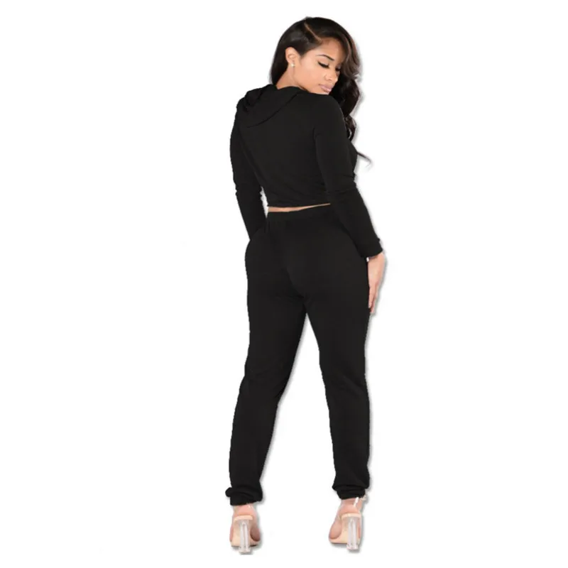 women hollow out Exposed navel suits 5_
