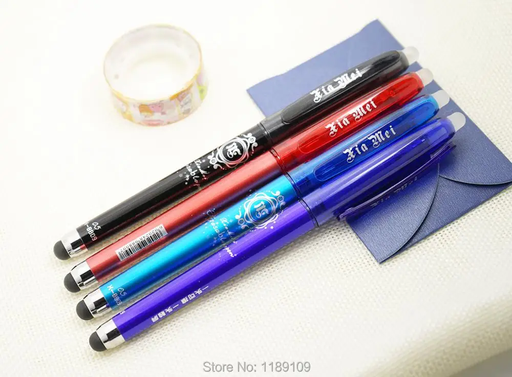 

New Cute Erasable Ballpoint Pen Tablets Pen for Tablets PDAs Touchable Touch Screen for Ipad Iphone Office School Supplies