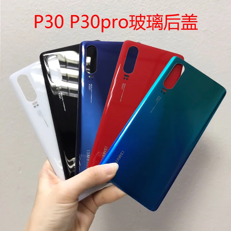 Для huawei P30 стеклянная крышка батареи Задняя задняя дверь корпус чехол для HuaweiP30 Pro