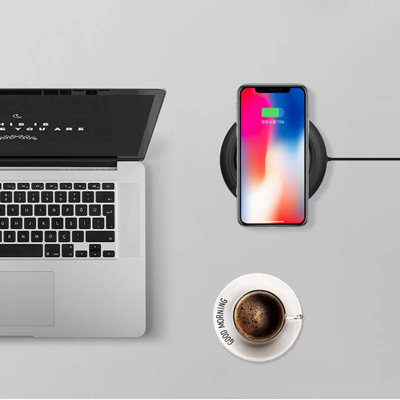 5W QI Wireless Charger For Iphone X 8 8Plus Qi Wirless Charging Pad For Samsung S6 S7 Edge S8 S9 Plus Fast Charge For Xiaomi (8)