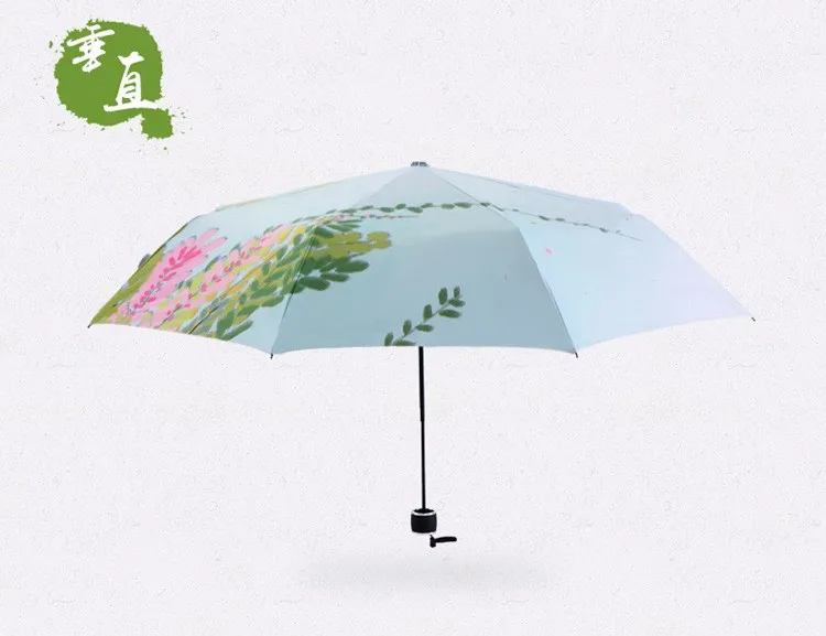 Креативный parapluie cat paraguas 3 складной женский зонтик двойной утолщение дождя/солнца зонтик guarda chuva УФ Зонты, S04A1C62
