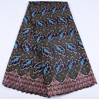 

Cheap African Lace Fabric High Quality Swiss Voile Laces 2019 Beautiful Nigerian Cotton Lace For Wedding Party Dress A1674