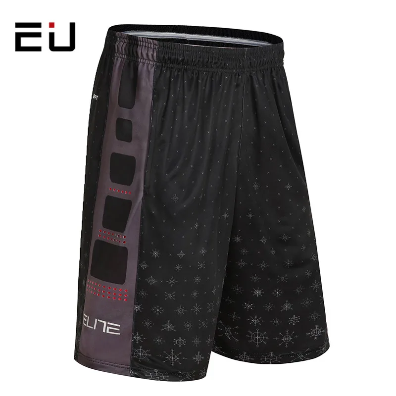 ЕС Для мужчин s Plus Размеры баскетбольные шорты Для мужчин быстросохнущая дышащая баскетбольные шорты с карманом Для мужчин работает тренажерный зал спортивные шорты - Цвет: 155Black