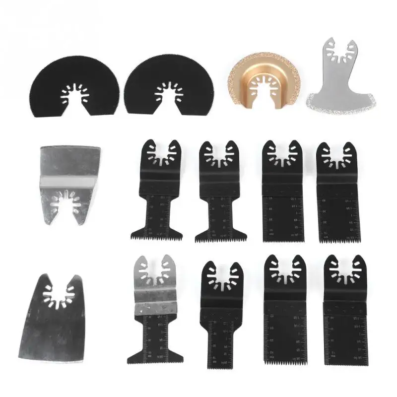 

Oscillating Multifunctional Cutting Saw Blade Accuracy Cutting Tool Multitool Blades 14pcs/10pcs 34/68/88mm/15pcs 34/44/88mm