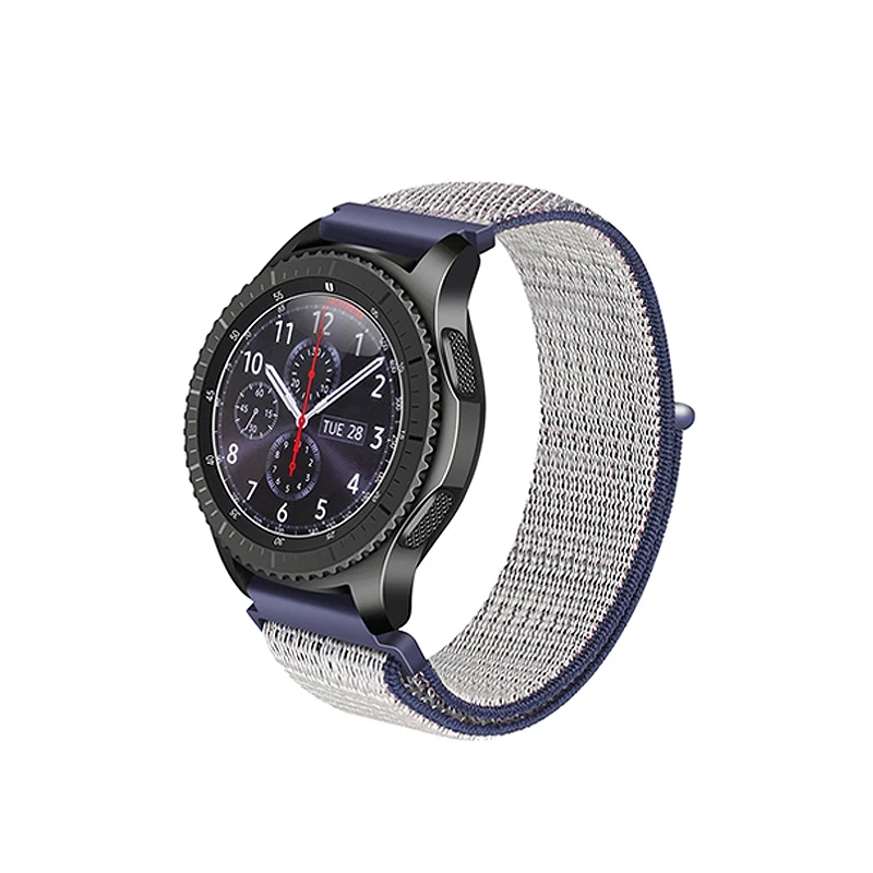 Нейлоновый ремешок для samsung gear S3/S2/Sport S4 умный Браслет для ручных часов Galaxy Watch 42 мм 46 мм спортивные часы ремешок для мужчин и женщин