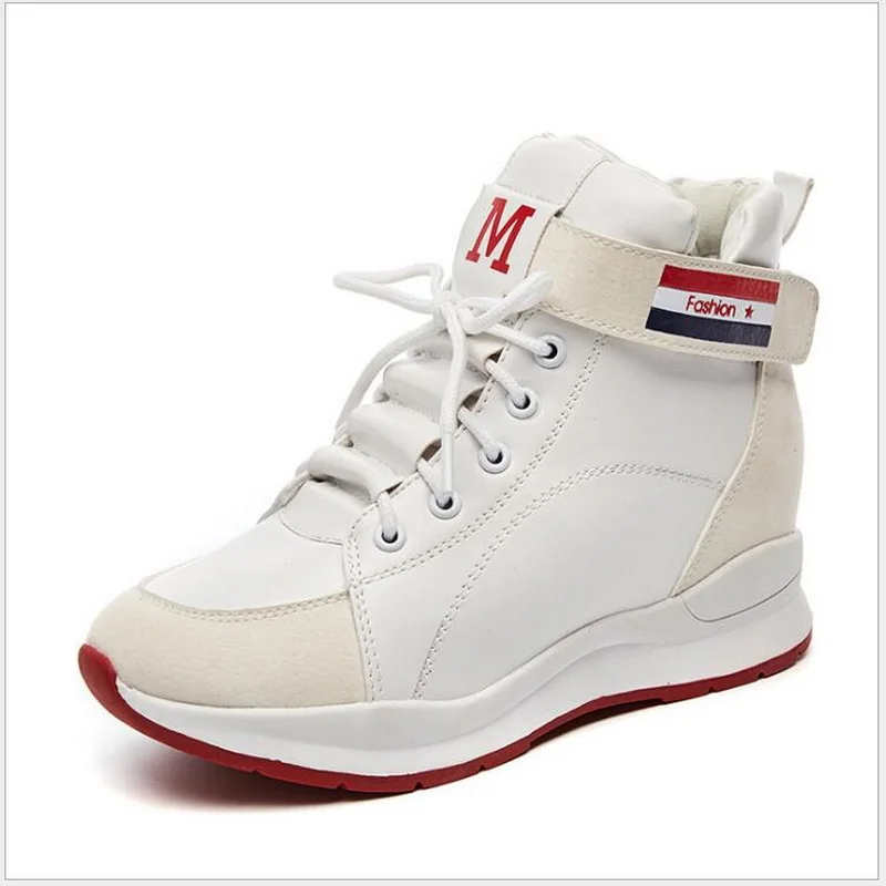 

Autumn winter new height increase women's shoes 7cm Korean version sports casual shoes Woman Breathable Sneakers