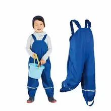 Mioigee/ детские штаны для мальчиков, синие детские плащи из искусственной кожи, пончо, водонепроницаемые ветрозащитные дышащие штаны для улицы