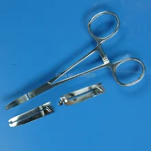 5 шт нержавеющей стали тонкий якорь для вшивания в кожу КЕЛЛИ щипцы(изогнутый стиль) инструменты для пирсинга инструмент для пирсинга тела