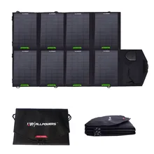 28W 19V,18V,5V Solar Energy Charger with Monocrystal silicon Panel USB,DC5.5 Ports for Laptops Mobile Phones power bank