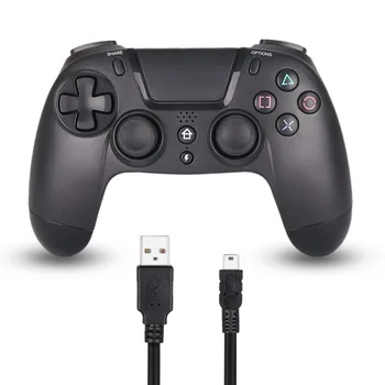 

Wireless PS4 Gaming Controller, Double Shock4 Joystick Gamepad with Micro USB for PS4, Support Laptops, Desktop Compute