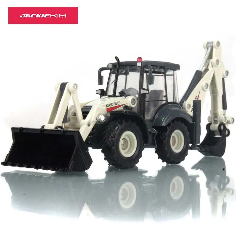 

1:50 Two-Way Forklift Bulldozer Back Hoe Loader Shovel Alloy Diecast Excavator Model For Kids Birthday Gift Toys Free Shipping