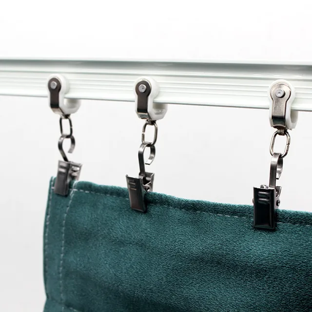 Buy 10 Curtain Clips Metal clip Securing Clamps